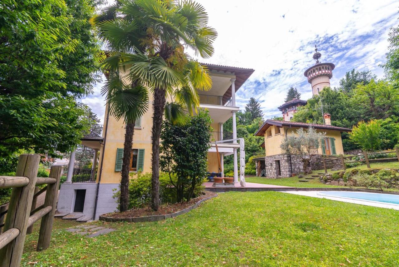 La Dependance Immersa Nel Parco Della Villa Isabella Stresa Luaran gambar